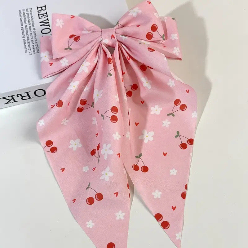 Veloura Cherry Blossom Bow- Long tail