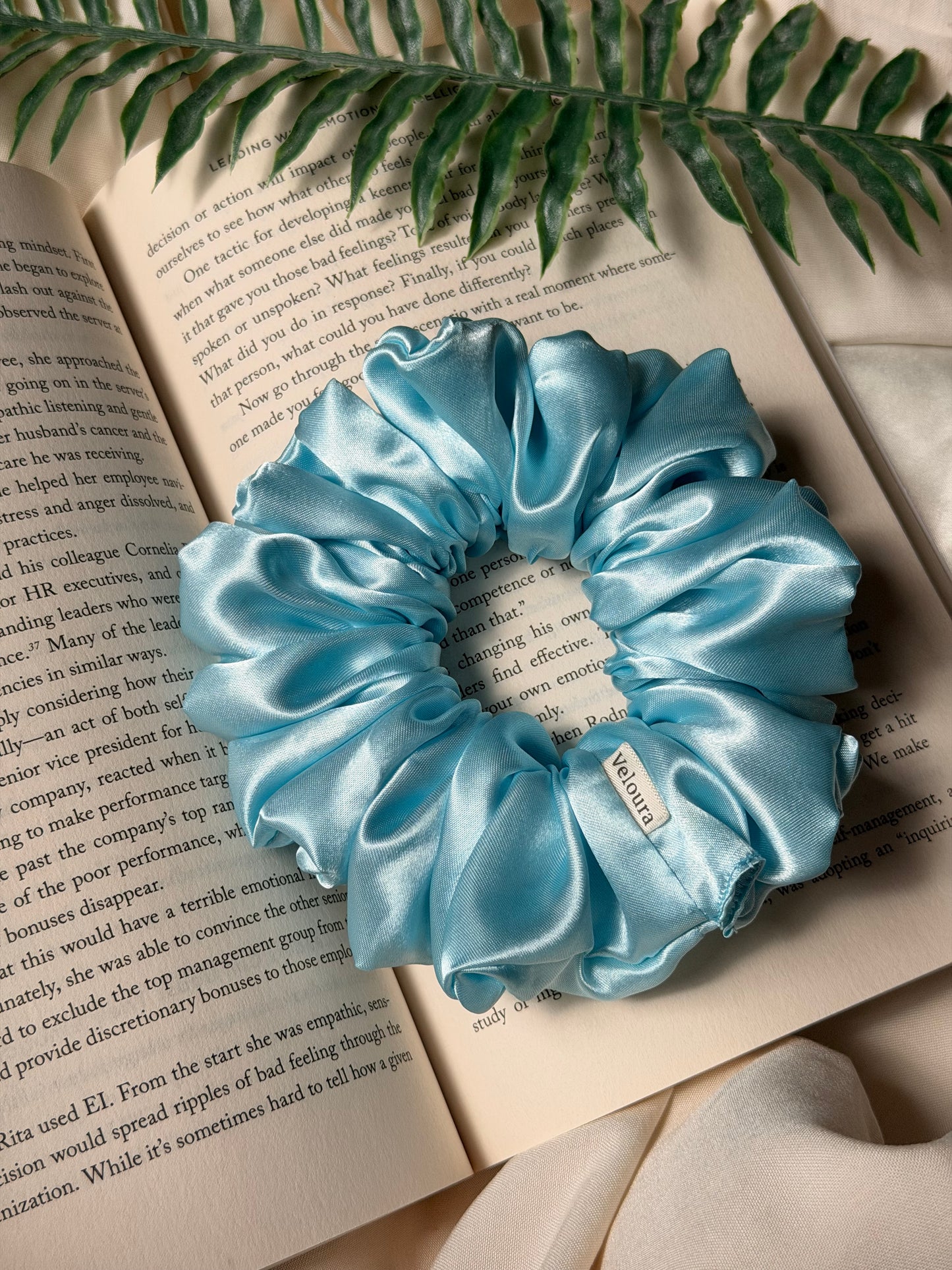 Veloura Classic Satin Scrunchies – Timeless Everyday Elegance