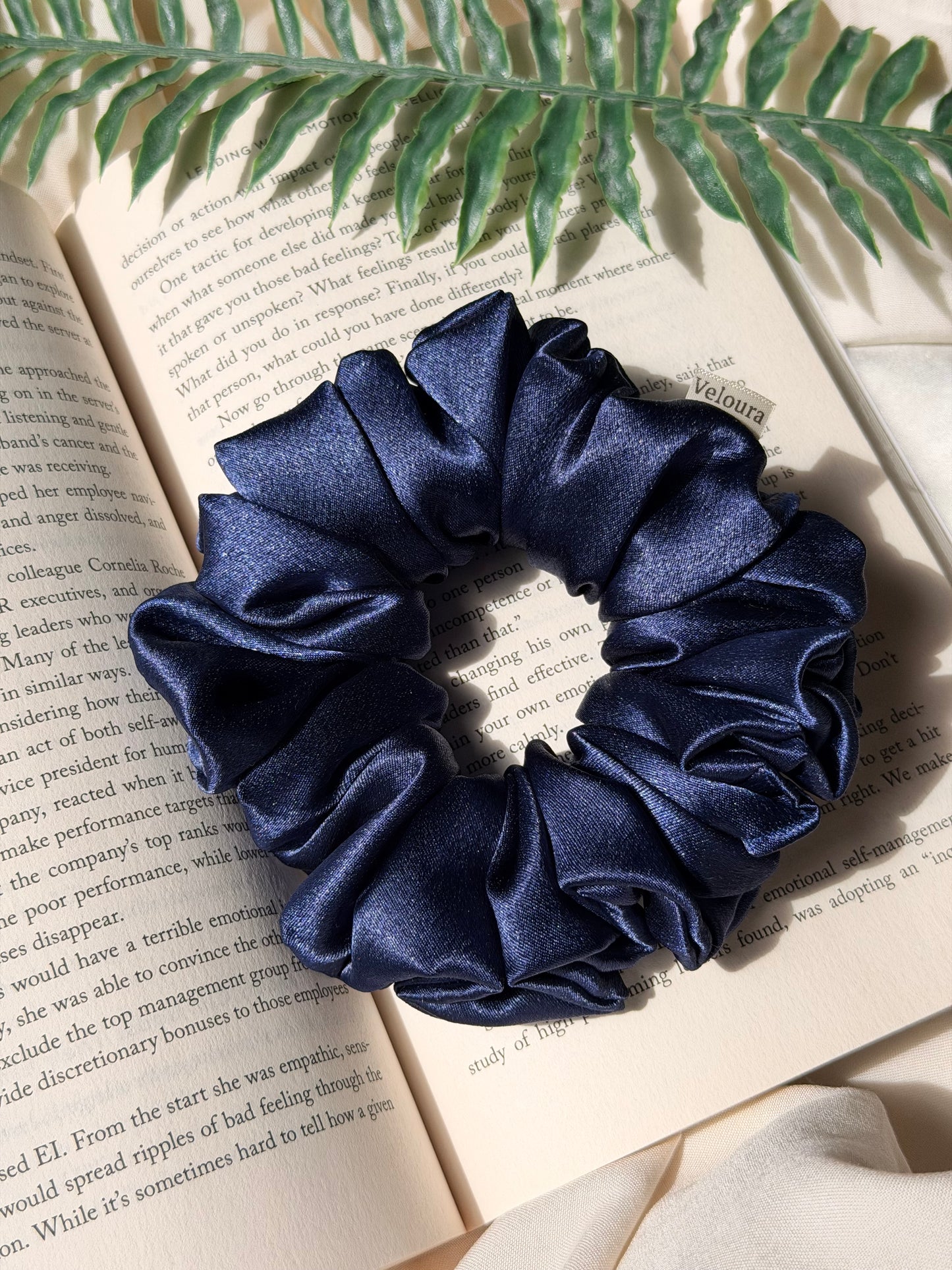 Veloura Classic Satin Scrunchies – Timeless Everyday Elegance