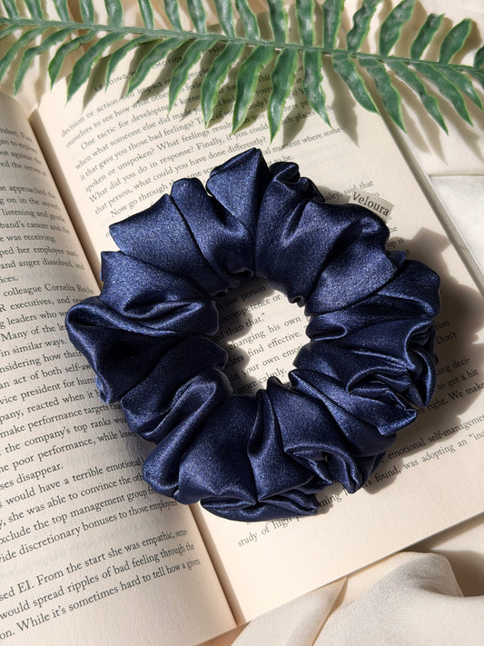 Veloura Classic Satin Scrunchies – Timeless Everyday Elegance