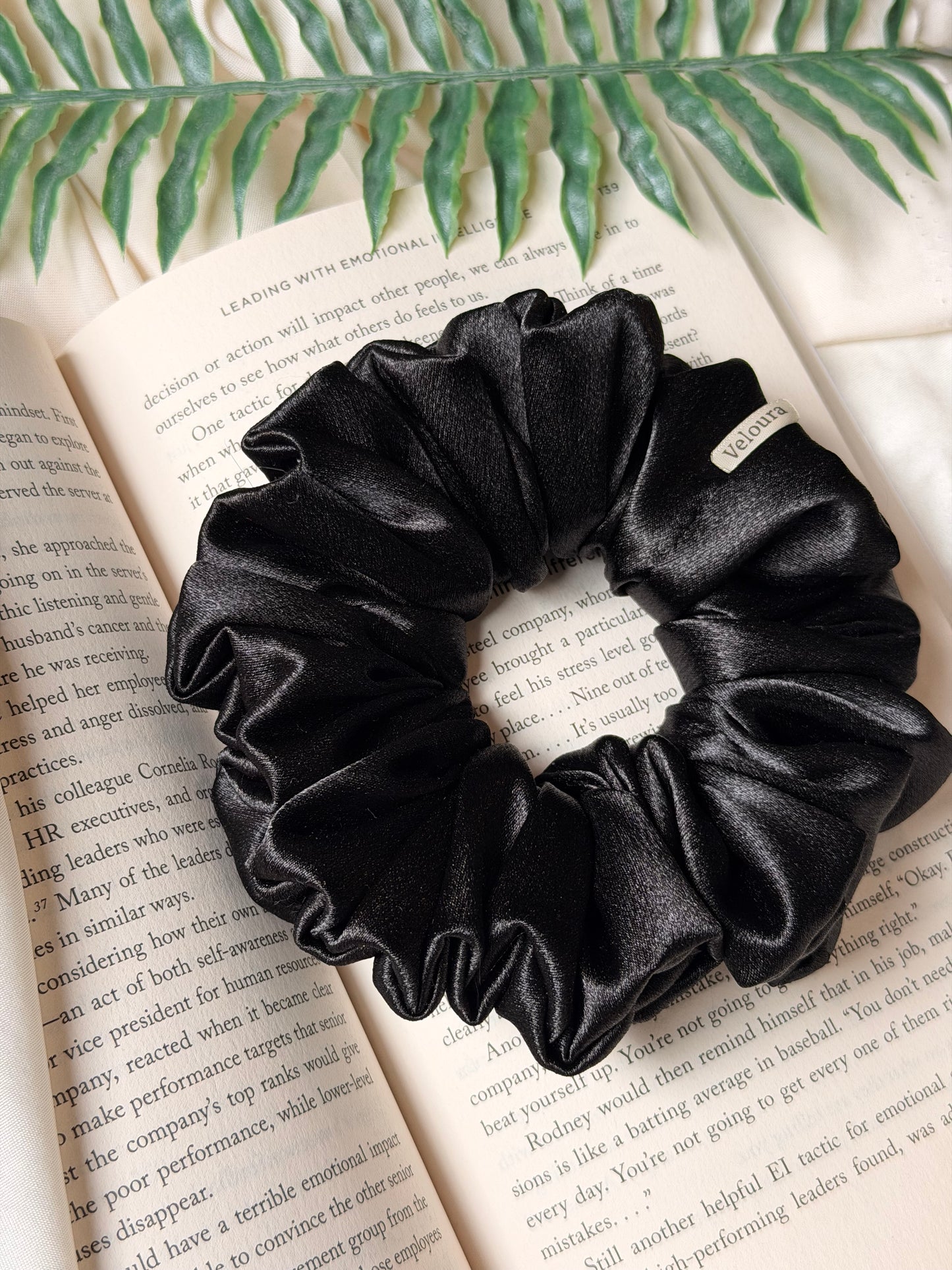 Veloura Classic Satin Scrunchies – Timeless Everyday Elegance
