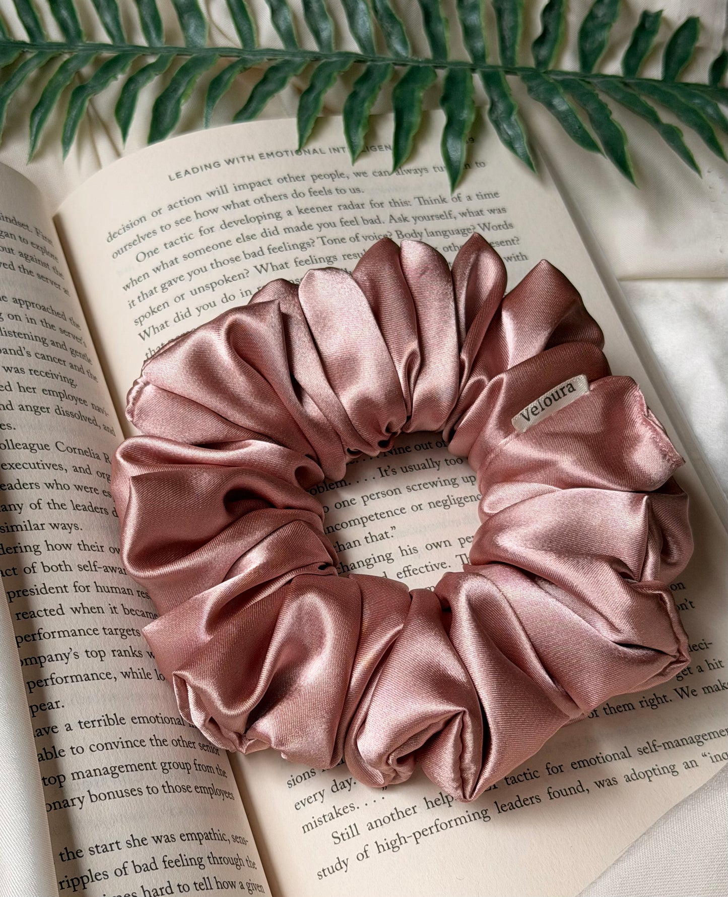 Veloura Classic Satin Scrunchies – Timeless Everyday Elegance