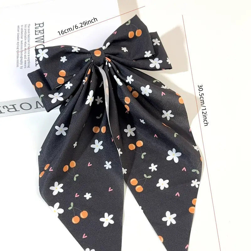 Veloura Cherry Blossom Bow- Long tail