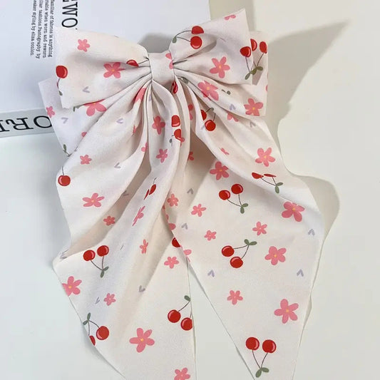 Veloura Cherry Blossom Bow- Long tail